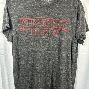 Stranger Things Charcoal Heather Short Sleeve Tee